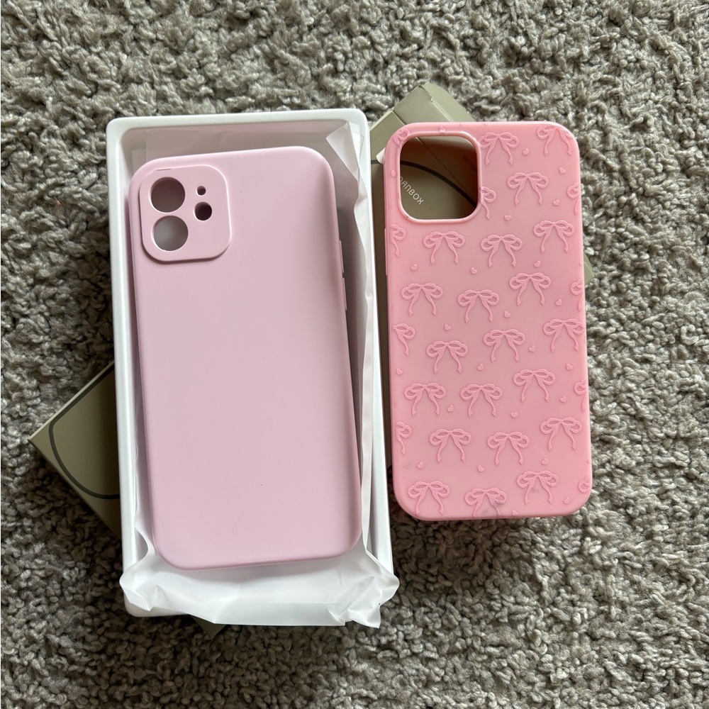 Pink Bow Pattern Phone Case